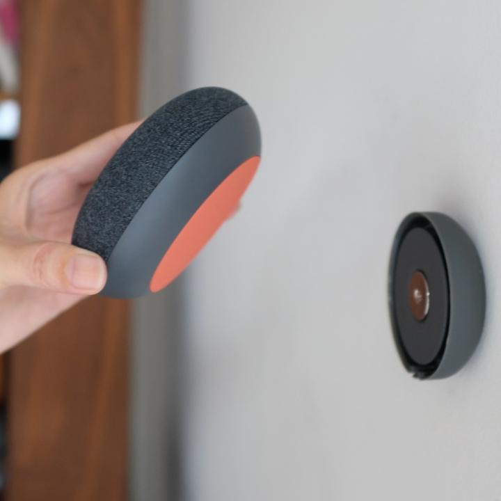 RivetDot Wall Mount Holder Designed for Amazon Echo Dot & Google Home Mini